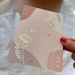 Gold Foiled Visiting Cards