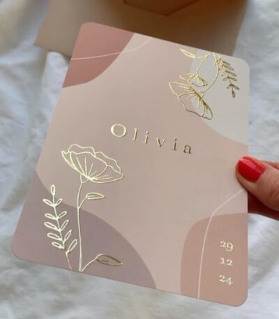Gold Foiled Visiting Cards