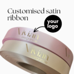 Satin Ribbon ( Gold / Silver foiled ) - Image 2