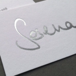 Silver Foiling Visiting Cards-400gsm