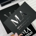 Silver Foiled Visitng Cards ( 600 GSM )