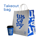 Restaurant,cafe Takeaway Bag